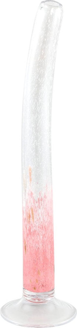 PTMD Vory Vaas - 14,5 x 14,5 x 54 cm - Glas - Roze