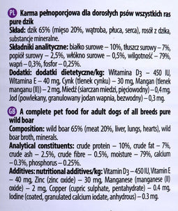 Natvoer Dolina Noteci Premium Wild zwijn 800 g