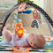 Fisher-Price 3-in-1 Muziek Gym - Speelmat met 5 speeltjes en muziek - 76 x 76 cm (1 stuk)