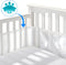 HI NATURE™ Baby bedomrander set - Ademend en huidvriendelijk - 320x27cm & 150x27cm - Wit (2 stuks)