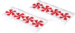Lemax - Candy Cane Lane - Straight - Set Of 2 - Kersthuisjes & Kerstdorpen