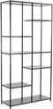Planken DKD Home Decor Zwart Metaal (90 x 33 x 180 cm)