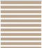 vidaXL - Zebra - Blind - 130x100 - cm - stofbreedte - 125,9 - cm - polyester - zandbruin