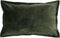 BASICS - Sierkussen - 40x60 cm - Effen kleur - Luxe uitstraling - Winter green