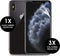 iMoshion Screenprotector Geschikt voor iPhone X / Xs Inclusief Camera Lens protector - iMoshion Screenprotector Folie 3 Pack + Camera Protector Glas