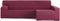 Hoes voor chaise longue met lange armleuning rechts Eysa TROYA Bordeaux 170 x 110 x 310 cm
