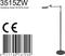 Steinhauer Soleil - vloerlamp - dimfunctie - zwart - aluminium - LED - 3515ZW