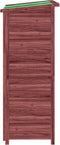 vidaXL - Tuinschuur - 83x57x140 - cm - massief - grenenhout - mokkakleurig