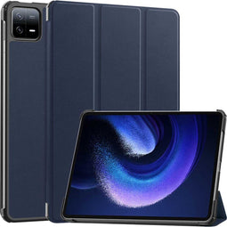 imoshion Tablet Hoes - Geschikt voor Xiaomi Pad 6 Pro, Xiaomi Pad 6 - Trifold Bookcase - Donkerblauw