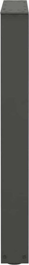 vidaXL - Eettafelpoten - 2 - st - V-vormig - 60x(72-73,3) - cm - staal - antraciet