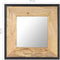 vidaXL - Spiegel - 50x50 - cm - massief - mangohout