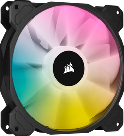 Corsair iCUE SP140 RGB Elite - Dual Fan Kit 140mm - 26,8dB(A) - Zwart (2 stuks)