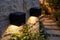 Hyundai Lighting - Kubus Wandlamp op Zonne-energie - Warm LED - Duo Pack