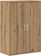 vidaXL - Zijkast - Artisan - Eiken - 60x31x84 - cm - Bewerkt - Hout