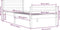 vidaXL - Bedframe - massief - hout - 90x200 - cm