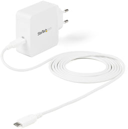Startech.com 1-poorts USB-C oplader - 60W Power Delivery - Compact en universeel compatibel - Wit