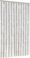 vidaXL - Vliegengordijn - 100x230 - cm - chenille - lichtgrijs - en - wit