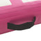 vidaXL - Gymnastiekmat - met - pomp - opblaasbaar - 200x200x15 - cm - PVC - roze