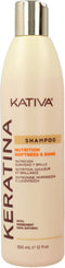 Voedende Shampoo Kativa Keratine 355 ml