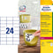 Avery L4718REV-20 - Folie-etiketten - Scheur- en waterdicht - Temperatuurbestendig (20 stuks)