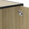 vidaXL - Wastafelkast - 65x33x60 - cm - bewerkt - hout - sonoma - eikenkleurig