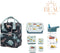 BEAU by Bo Studio Ditte rugzak small + A Little Lovely Company back to school set Voertuigen