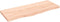 vidaXL - Wandschap - 100x40x(2-4) - cm - onbehandeld - massief - eikenhout