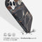 Selencia iPhone 15 - Back Cover - 100% gerecycled - Onyx Black Marble