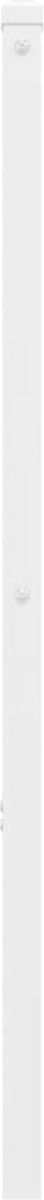 vidaXL - Hoofdbord - 135 - cm - metaal - wit