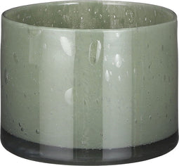 Mica Decorations Estelle Vaas - 22x22x16 cm - Glas - Lichtgroen