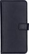 Selencia Hoesje Geschikt voor OnePlus 7 Pro Hoesje Met Pasjeshouder - Selencia Echt Lederen Bookcase - Donkerblauw