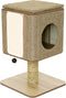 Jack And Vanilla Molly Kattenmeubel - Krabmeubelen - Krabpaal kat - Katten krabpaal - Bruin - 42x42x67cm Molcf2510