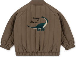 Konges Sløjd Juno Thermojas/Bomber Jas met sequins - Shitake - Maat 5-6 jaar
