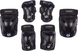 Nijdam Ink Shield - Skate Beschermset Volwassenen - Anatomisch - Zwart
