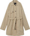 NAME IT NKFMARIA - Trenchcoat meisjes - Knoopsluiting met tailleband - Maat 122