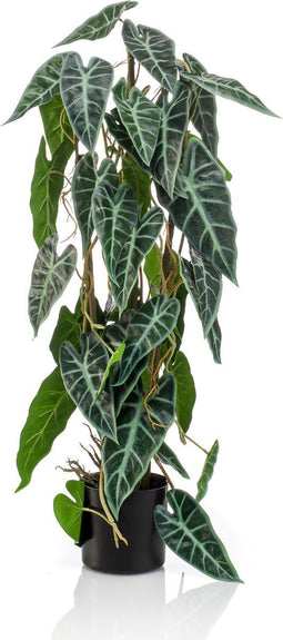 Emerald Kunstplant in pot alocasia 75 cm