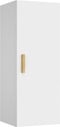 vidaXL - Wandkast - 34,5x34x90 - cm - bewerkt - hout - wit