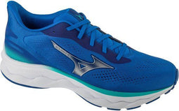 Mizuno Wave Serene 2 - Hardloopschoenen - Demping en stabiliteit - Estate Blue/Silver/Light Yellow - Maat 44.5