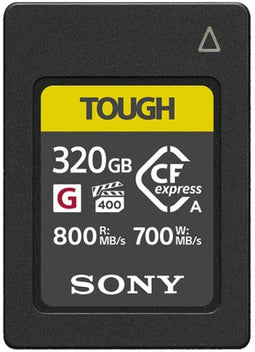 Sony CEA-G Series - CFexpress Type A Geheugenkaart - 320 GB - Leessnelheid tot 1700 MB/s - Schrijfsnelheid tot 1000 MB/s