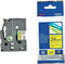 Brother TZE651 - Laminated Tape - 24 mm x 8 m - Geel/Zwart