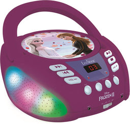 Lexibook Frozen 2 - Bluetooth CD-speler - Karaoke functie met lichteffecten - Roze