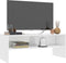 vidaXL - Tv-meubel - 100x40x40 - cm - bewerkt - hout - hoogglans - wit