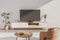 Neomounts DS45-430BL14 - TV-bureaustandaard - Verstelbare hoogte - Zwart