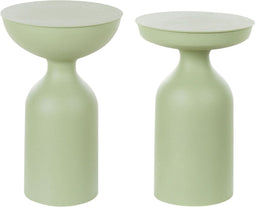 COTA/TENJO - Bijzettafel set van 2 - Groen - Metaal