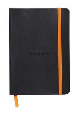 Rhodiarama Lined 4 X 5 1/2 Black Softcover Journal