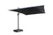 Feel Furniture - Roma parasol - 4x3 Meter Rechthoekig - Donkergrijs