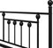 vidaXL - Zwart - Ligbedframe - met - Onderbed - - - 100x190 - cm - Staal