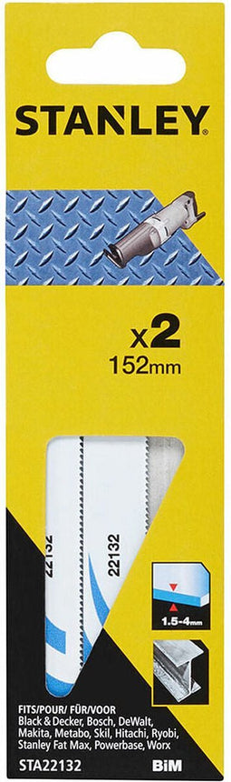 Zaagblad Stanley STA22132-XJ 15,2 cm 2 Stuks