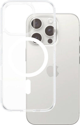 PanzerGlass iPhone 16 Pro - Hardcase - 100% gerecycled plastic MagSafe geschikt - Transparant