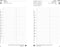 Succes Organizing Systems - Losbladige agendavulling - 1 dag - 1 pagina - Blauw Wit